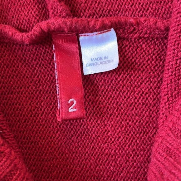 H&M DIVIDED hooded poncho 3/4 sleeve sweater in women’s size 2 - Picture 2 of 10